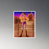 Gay Cowboy at Sunset Magnet